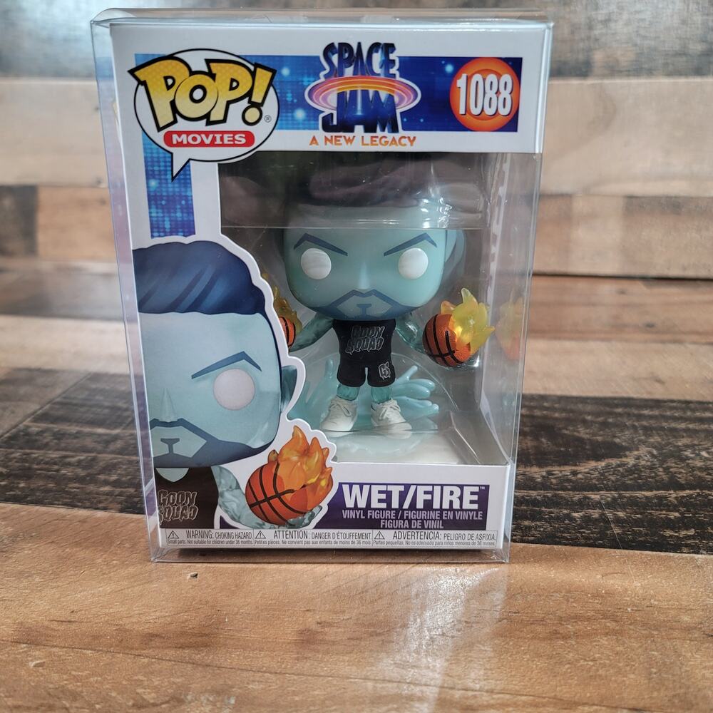 Funko Pop Movies: Space Jam A New Legacy Wet/Fire 1088 Vinyl Figure In Protector